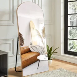 Ramya Arched Floor Mirror Mirror With Stand, Solid Wood Frame Wall Mirror, Modern & Contemporary Full Length Mirror - The Pop Home 10 Ramya Arched Floor Mirror Mirror With Stand, Solid Wood Frame Wall Mirror, Modern & Contemporary Full Length Mirror - The Pop Home -Decor Vista GUEST f983932f d447 4e7c aef6 2ddd62f079de