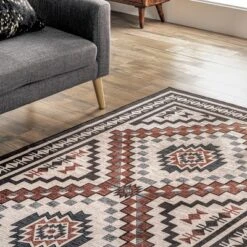 NuLOOM Leighton Machine Washable Southwestern Medallion Area Rug -Decor Vista GUEST f9eb1ffc f652 4060 9d32 9b8184e35ccf