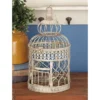 Set Of 2 Iron 22" Vintage Birdcage Cream - Olivia & May