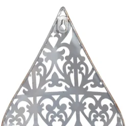 Metal Fleur De Lis Wall Decor With Perforated Details Brown - Olivia & May -Decor Vista GUEST fa54c63a 7c24 49ba 98d9 bcb75eb27eb8