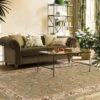 Traditional Floral Scroll Classic Vines Botanical Indoor Area Rug Or Runner By Blue Nile Mills -Decor Vista GUEST fa619aaf b095 4a3c 88a3 77baeb0a6b38