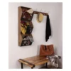 Burdock Rustic Wood And Metal Wall Vertical Storage Pockets Brown - Kate And Laurel All Things Decor, Uniek -Decor Vista GUEST fab4b92a 3798 4a86 8180 5f88a8413228