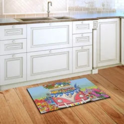 Peace Van Floral Doormat Everyday Indoor Outdoor 30" X 18" Briarwood Lane -Decor Vista GUEST facb625e 7d6a 498f a092 600d55d6c9d4