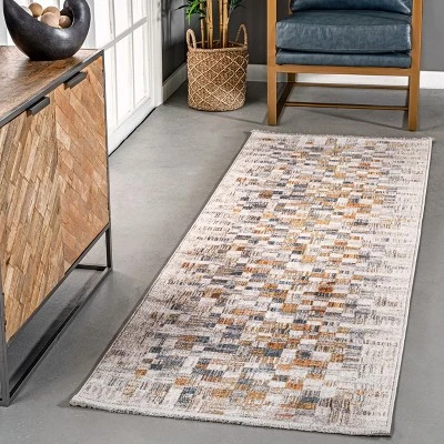 NuLOOM Mindy Faded Contemporary Tiles Fringe Area Rug 3 NuLOOM Mindy Faded Contemporary Tiles Fringe Area Rug