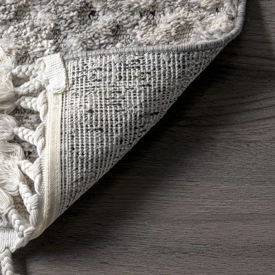 Nuloom Lira Solid 4x6 Indoor Area Rug For Living Room Bedroom Dining Room Kitchen, Grey/Ivory 8 Nuloom Lira Solid 4x6 Indoor Area Rug For Living Room Bedroom Dining Room Kitchen, Grey/Ivory - Image 6