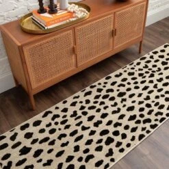Daffodil Leopard Print Woven Rug - Threshold™ -Decor Vista GUEST fd7ce3b6 e6f3 40a7 83d7 ec02ffd3ec0b