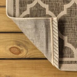 Trebol Moroccan Trellis Textured Weave Indoor/Outdoor Area Rug - JONATHAN Y -Decor Vista GUEST fe246d3f d68e 462e 85b6 8bec47adae0d