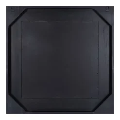 29" X 29" Okeefe Framed Decorative Wall Mirror White - Kate & Laurel All Things Decor -Decor Vista GUEST fe5713fa 4d32 4694 bc36 e104979d52cf