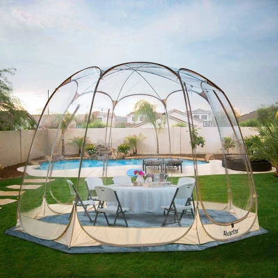 Waterproof PE Tarp Floor Mat For Screen House Gazebo - Alvantor 4 Waterproof PE Tarp Floor Mat For Screen House Gazebo - Alvantor - Image 2