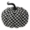 Northlight 6.5" White And Black Plaid Fall Harvest Tabletop Pumpkin -Decor Vista GUEST ff7ec085 e3a4 4132 a549 0710c2eb8090