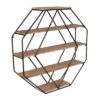 Wall Shelf Octagon Shaped - Kate & Laurel All Things Decor -Decor Vista GUEST ff907918 46b4 4e51 b81d 0ecf453b3481